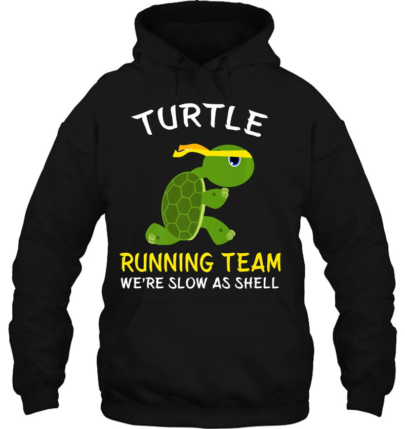 Turtle Running Team We're Slow As Shell, Turtle Running Premium Mugs