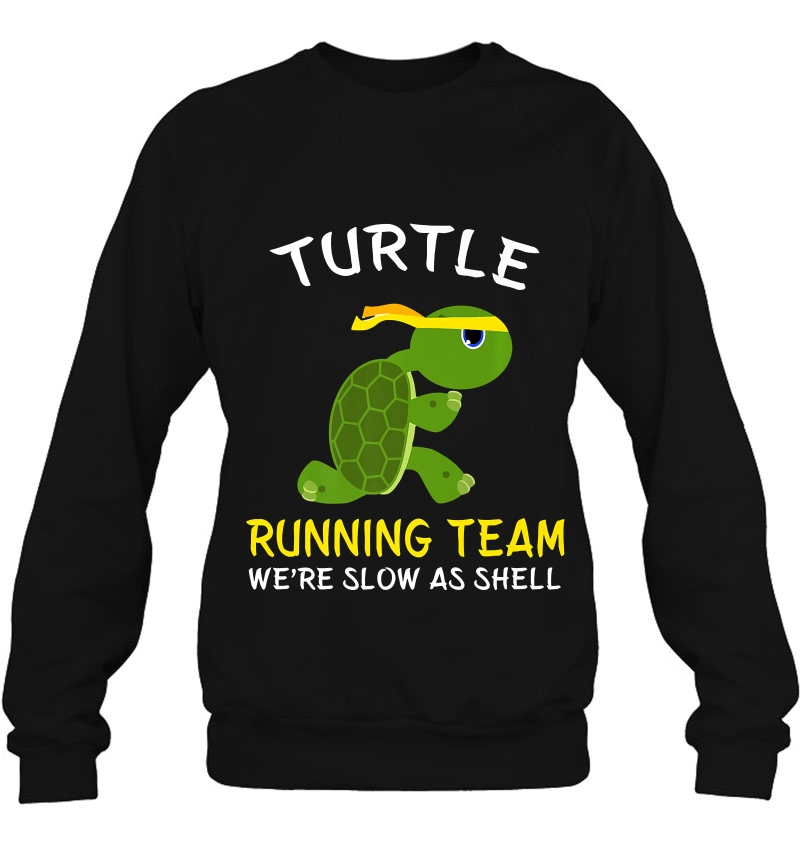 Turtle Running Team We're Slow As Shell, Turtle Running Premium Mugs