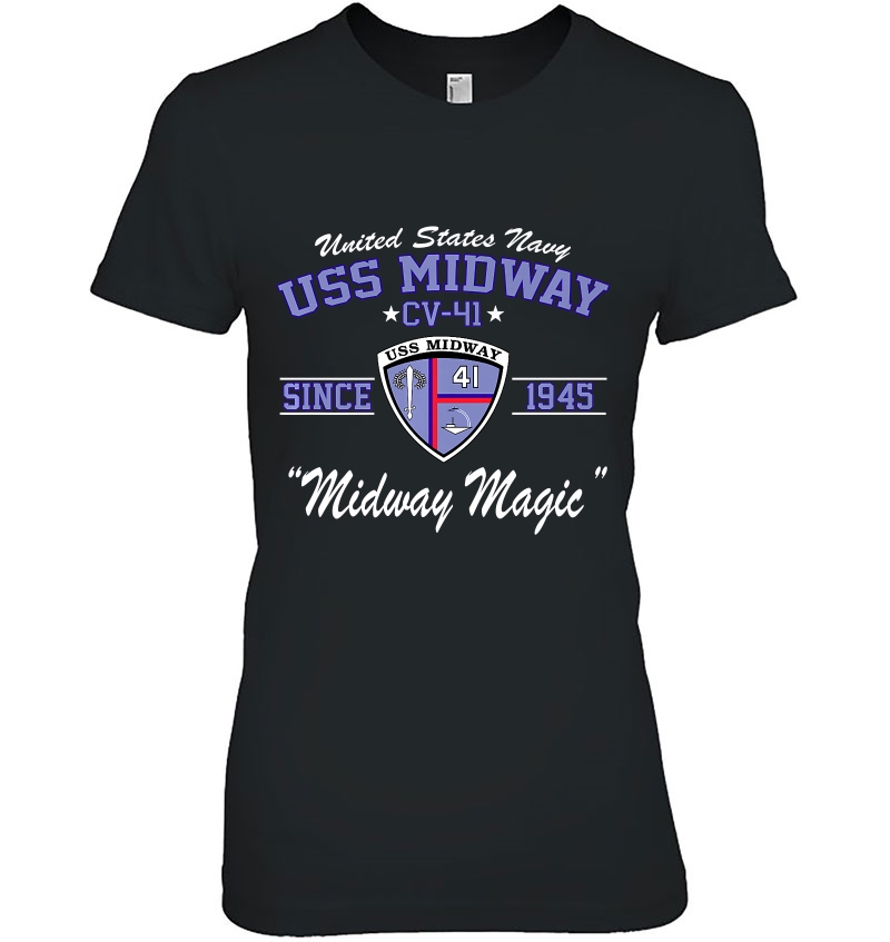 Uss Midway Premium Ladies Tee