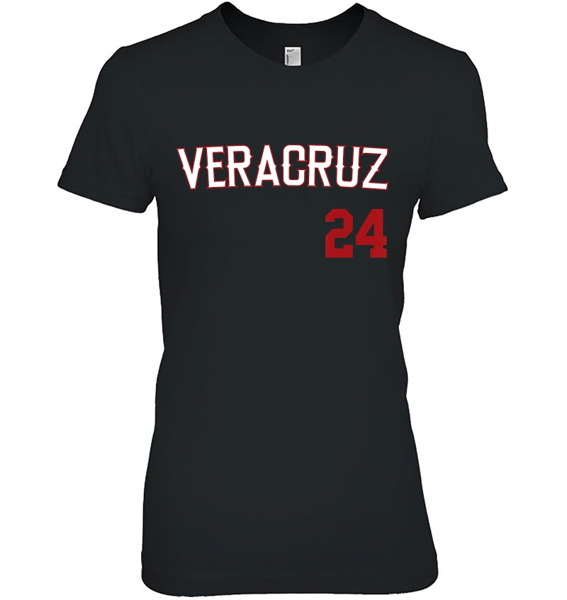 Veracruz Baseball Mexico Jersey Remera Beisbol 24 Ver2 Ladies Tee