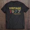 Vintage 1977 Original Parts Funny 43Rd Birthday Men Women Tee