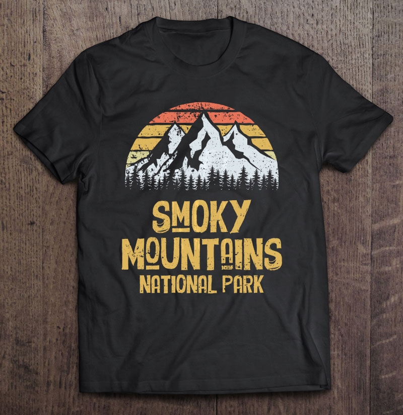 Vintage Retro Great Smoky Mountains National Park