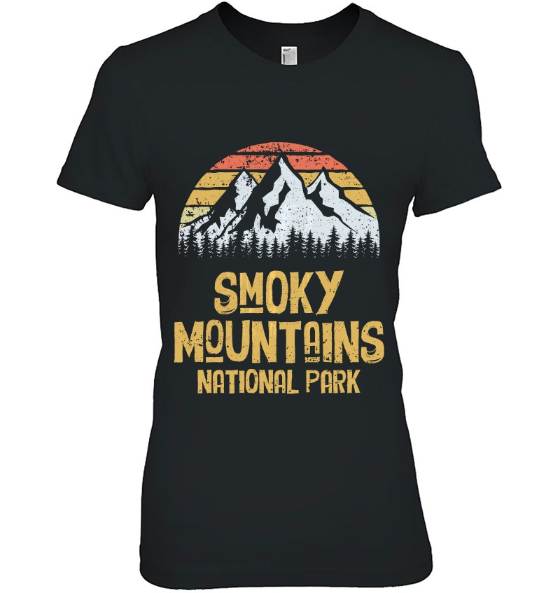 Vintage Retro Great Smoky Mountains National Park Hoodie