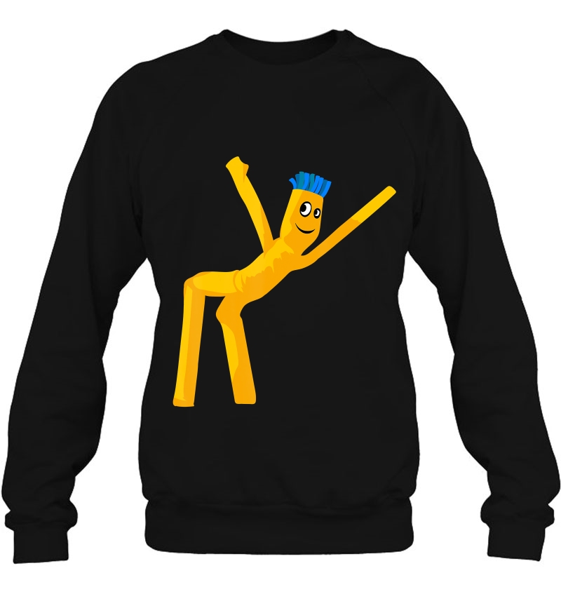Wacky Wavy Inflatable Tubeman Dancer Apparel Item Sweatshirt