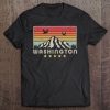 Washington Shirt. Retro Style Wa, Usa Tee