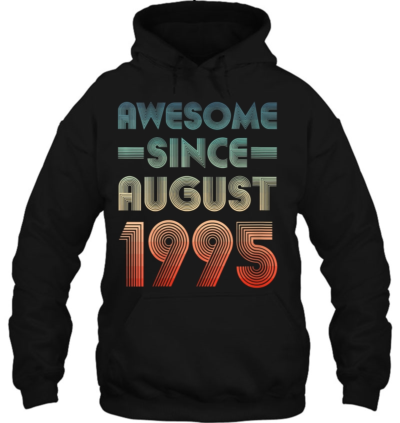 Womens Awesome Since August 1995 Shirt 5Th Birthday Retro Gift Mugs