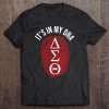 Womens Delta Dst Sorority Dna Proud Diva Sigma Theta Paraphernalia Tee