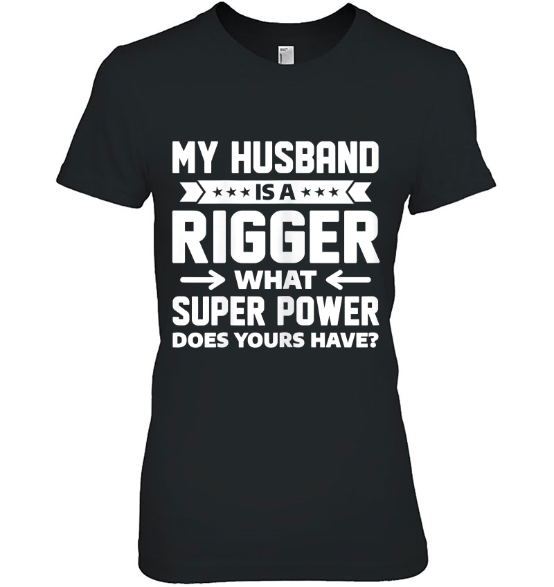 Womens Funny Rigger Family Gift For Proud Wife Hoodie