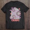 Womens I Just Wanna Give You The Creeps - Goth Valentine Snake Tee