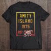 Womens Jaws Amity Island Population 5273 Gradient Panel Tee