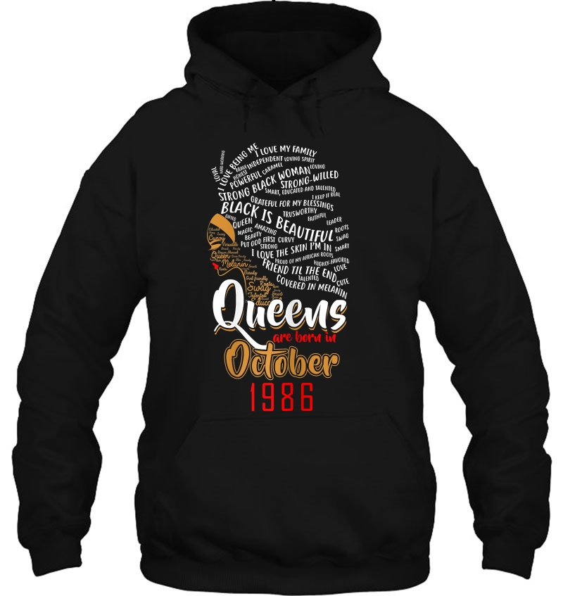 Womens Queens Are Born In October 1986 34Th Birthday Cute Gift Mugs