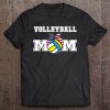 Womens Volleyball Mom Top Gift For Mama Of Volley Player Tee