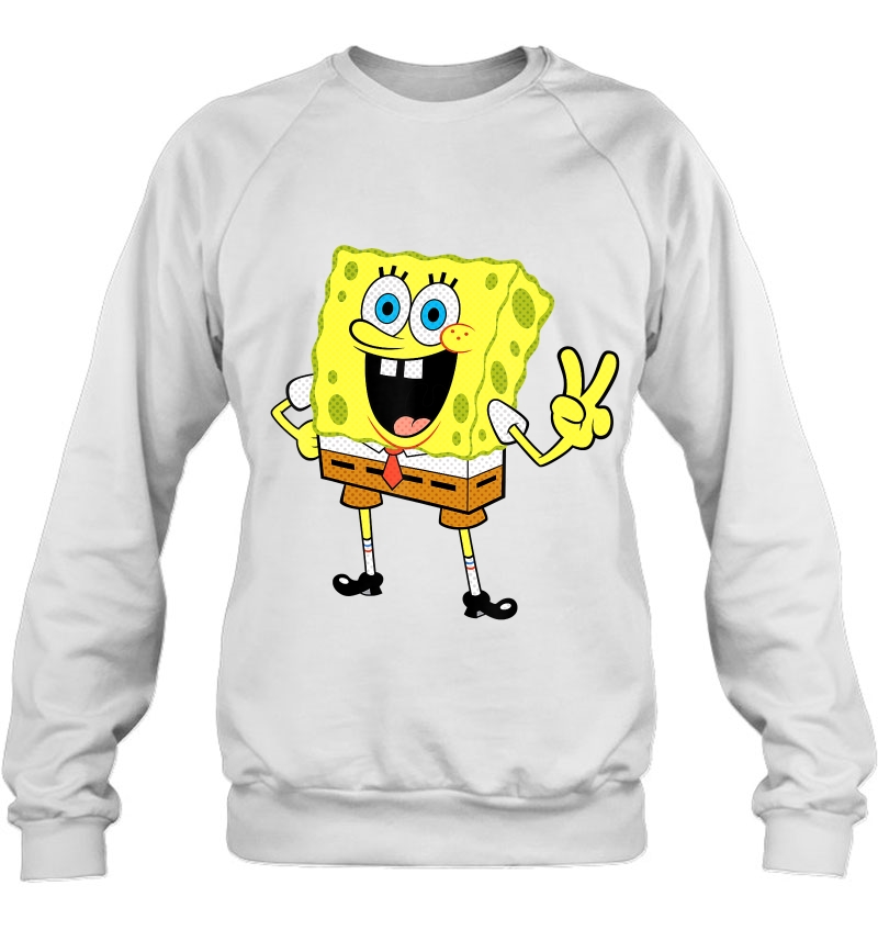 Spongebob Squarepants Peace Sign T-Shirts, Hoodies, Sweatshirts & PNG ...
