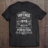 80 Years Old Born In 1940 Vintage 80Th Birthday Tee