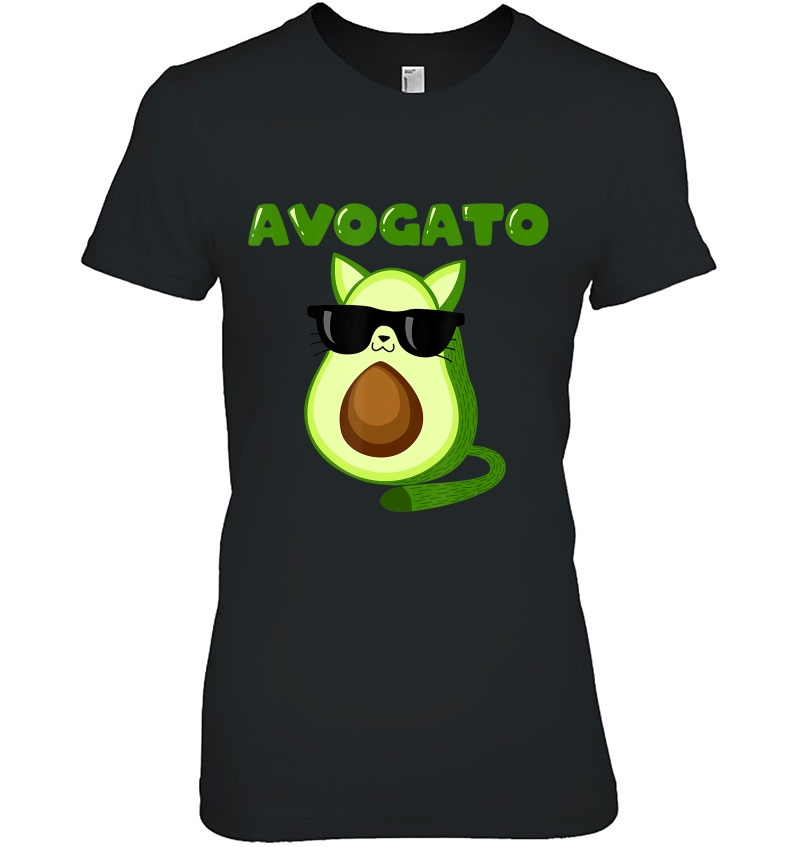 Avogato Cat Cinco De Mayo Meow Avogado Ladies Tee