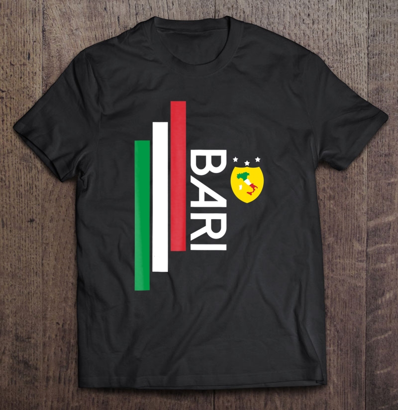 Bari Italy Jersey Italian Flag Colors Tee Shirt Shirt