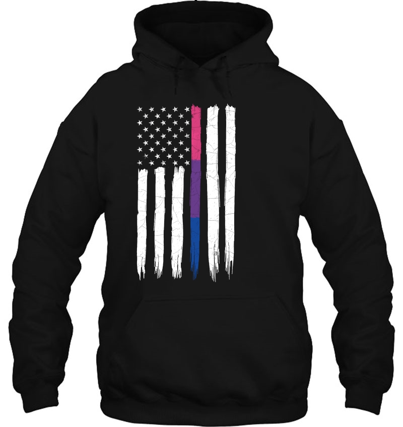 Bi Pride American Flag Bisexual Lgbtq Shirt Gift Mugs