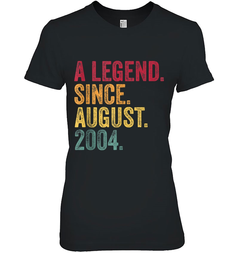 Born In August 2004 16Th Birthday Gifts A Legend Awesome Tank Top Hoodie