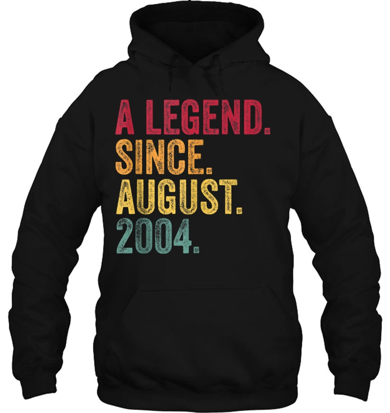 Born In August 2004 16Th Birthday Gifts A Legend Awesome Tank Top Mugs