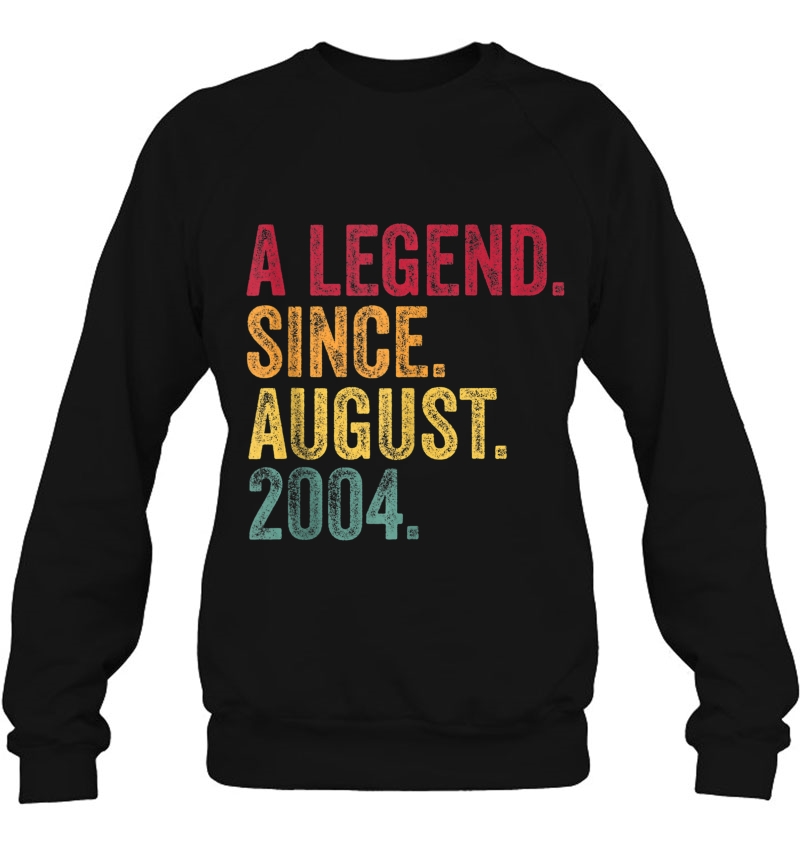 Born In August 2004 16Th Birthday Gifts A Legend Awesome Tank Top Mugs