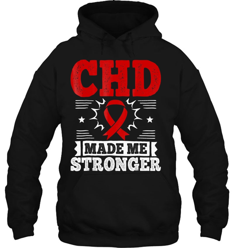 Chd Made Me Stronger Shirt - Congenital Heart Defect Tee Mugs