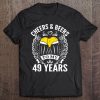 Cheers And Beers To 49 Years Tshirt-Cheers & Beers Tshirt Tee