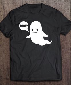 Cute Ghost Boo Funny Ghost Image Halloween Costume Tee