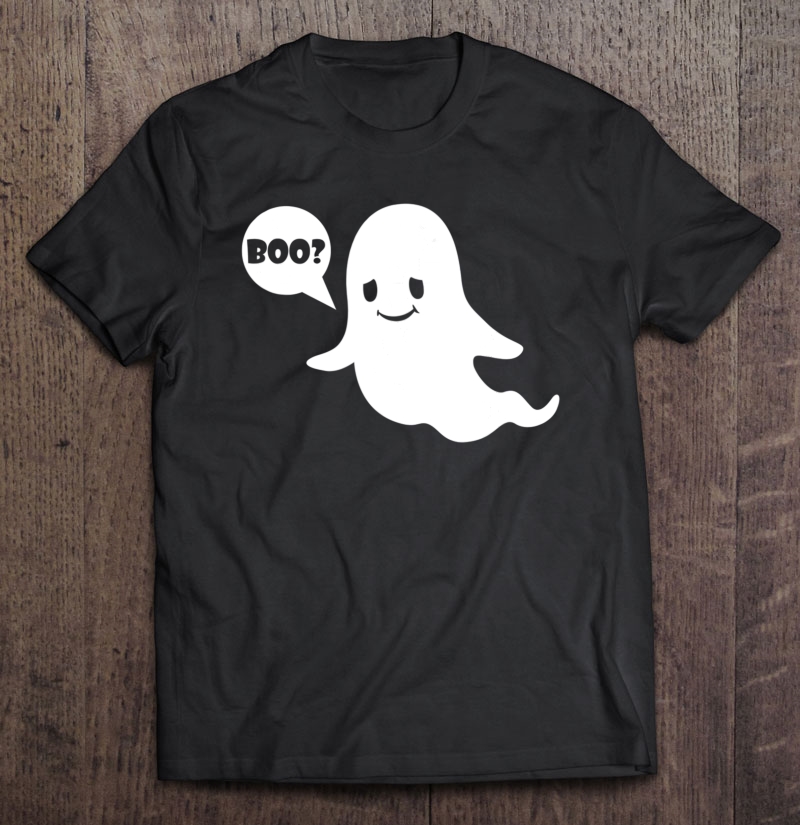 Cute Ghost Boo Funny Ghost Image Halloween Costume Shirt