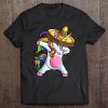 Dabbing Unicorn Cinco De Mayo Rainbow Sombrero Kids Tee