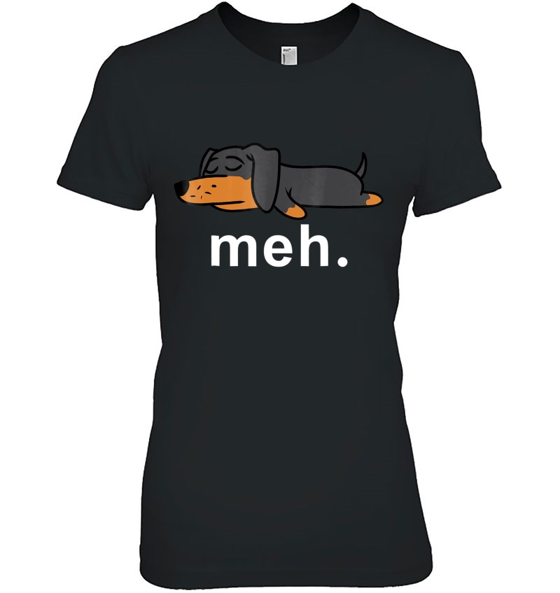 Dachshund Meh Shirt - Funny Internet Meme Gifts Women Kids Hoodie