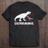 Dinosaur Sister Saurus Sistersaurus Autism Awareness Shirts Tee