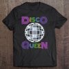 Disco Queen Dancing Retro 70S 1970S Costume Disco Ball Woman Tank Top Tee