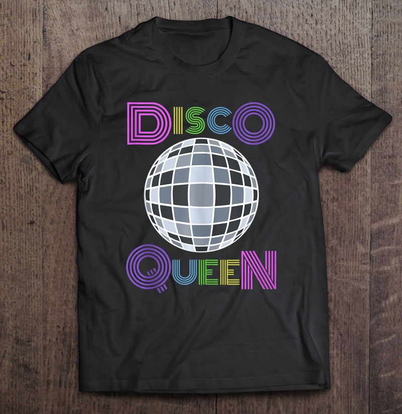 Disco Queen Dancing Retro 70S 1970S Costume Disco Ball Woman Tank Top Shirt