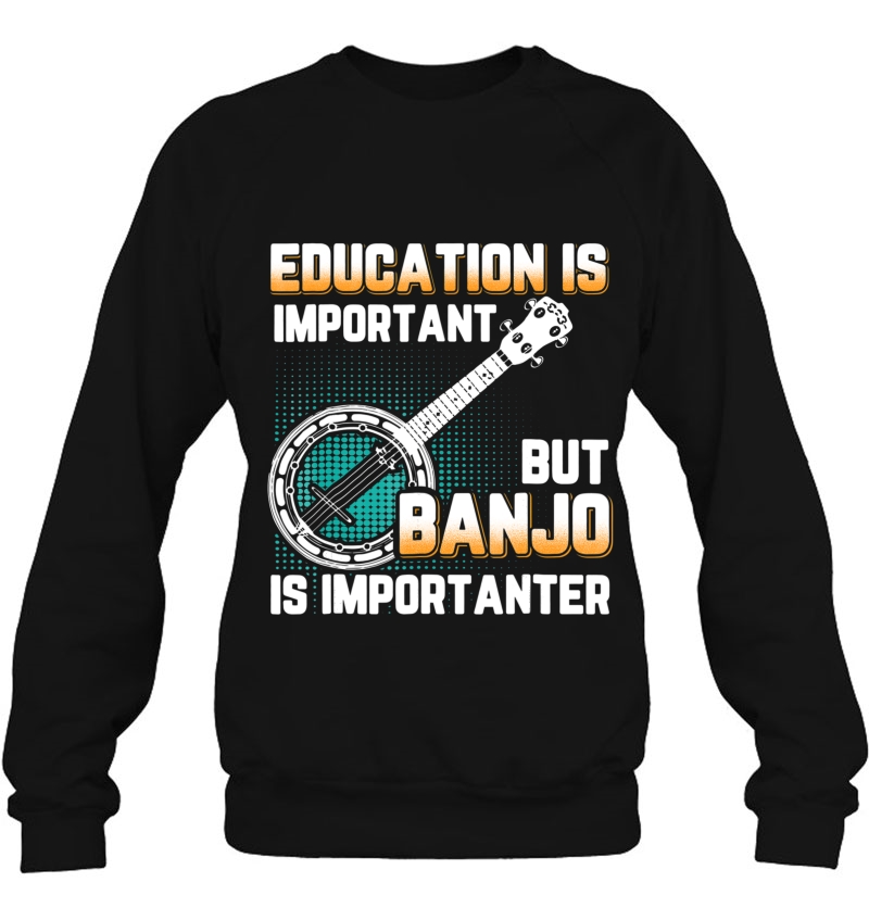 Education Is Important But Banjo Is Importanter Mugs