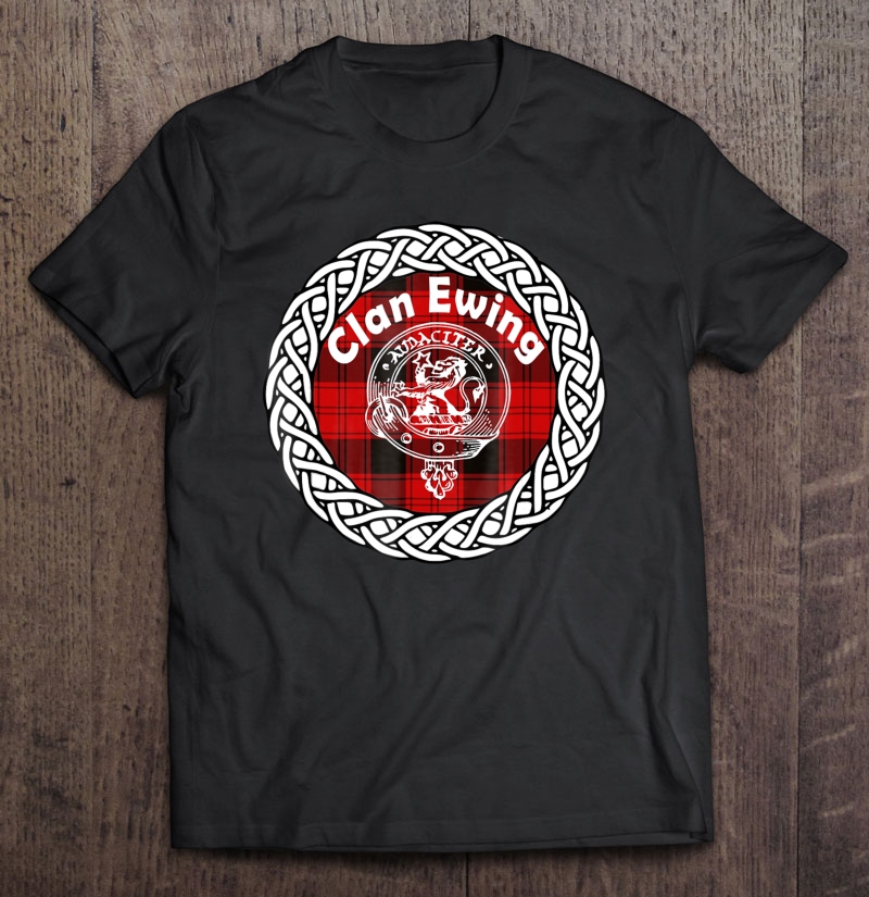 Ewing Surname Scottish Clan Tartan Crest Badge Shirt