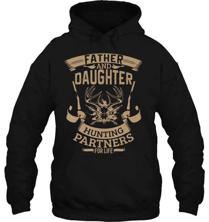 Father And Daughter Hunting Hunter Partner's Tshirt Gift Mugs