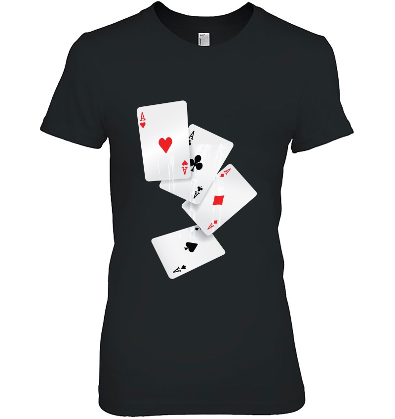 Four Aces Play Poker Lucky Player Winner Costume Hoodie