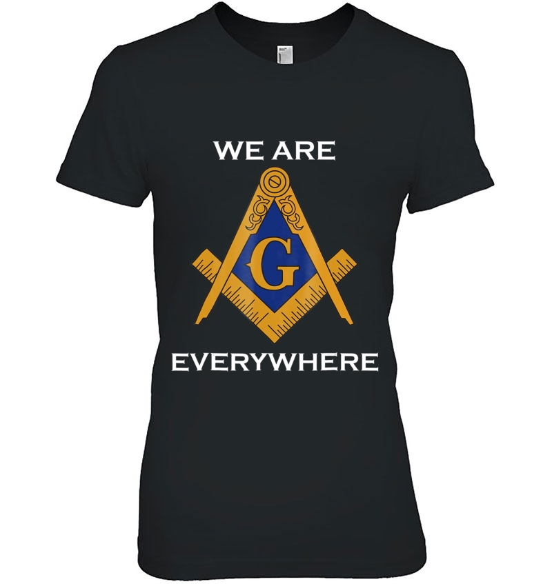 Freemason We Are Everywhere Compass Symbol Shirt Hoodie