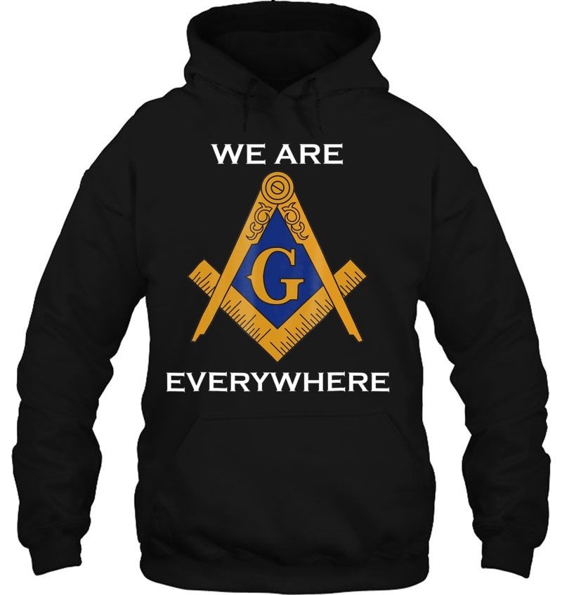 Freemason We Are Everywhere Compass Symbol Shirt Mugs