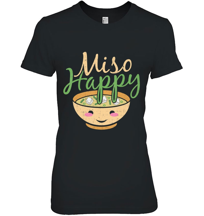 Funny Food Pun Miso Happy Hoodie