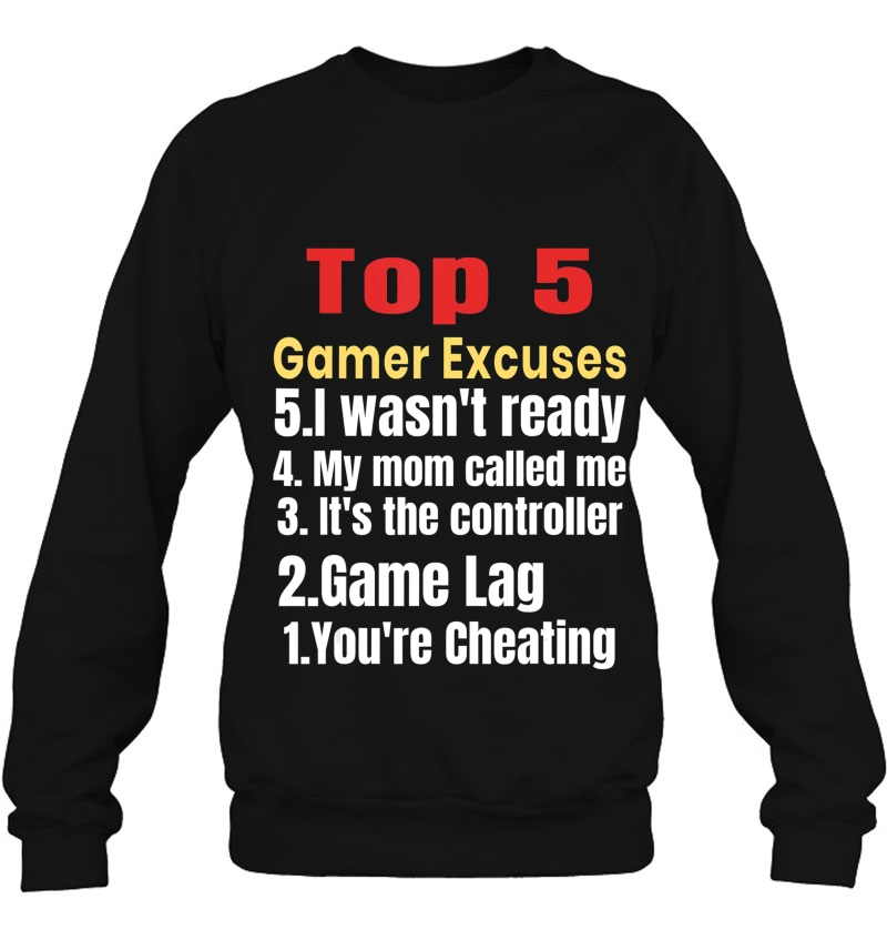 Funny Gamer Gaming Excuses Video Games Mugs