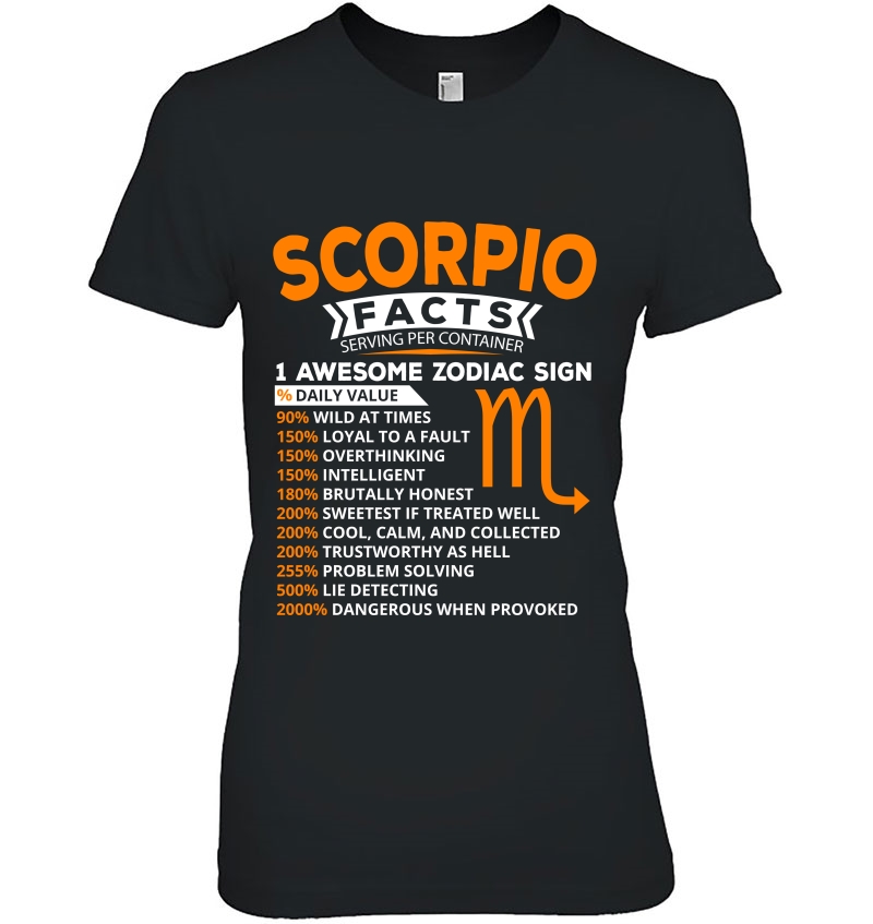 Funny Scorpio Birthday Shirt Astrology Gift Hoodie