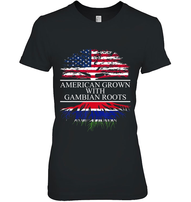 Gambian Roots, American Grown, Flag Of The Gambia Hoodie