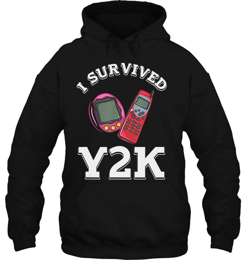 I Survived Y2k Tshirt, Vintage Cell Phone Shirt Mugs