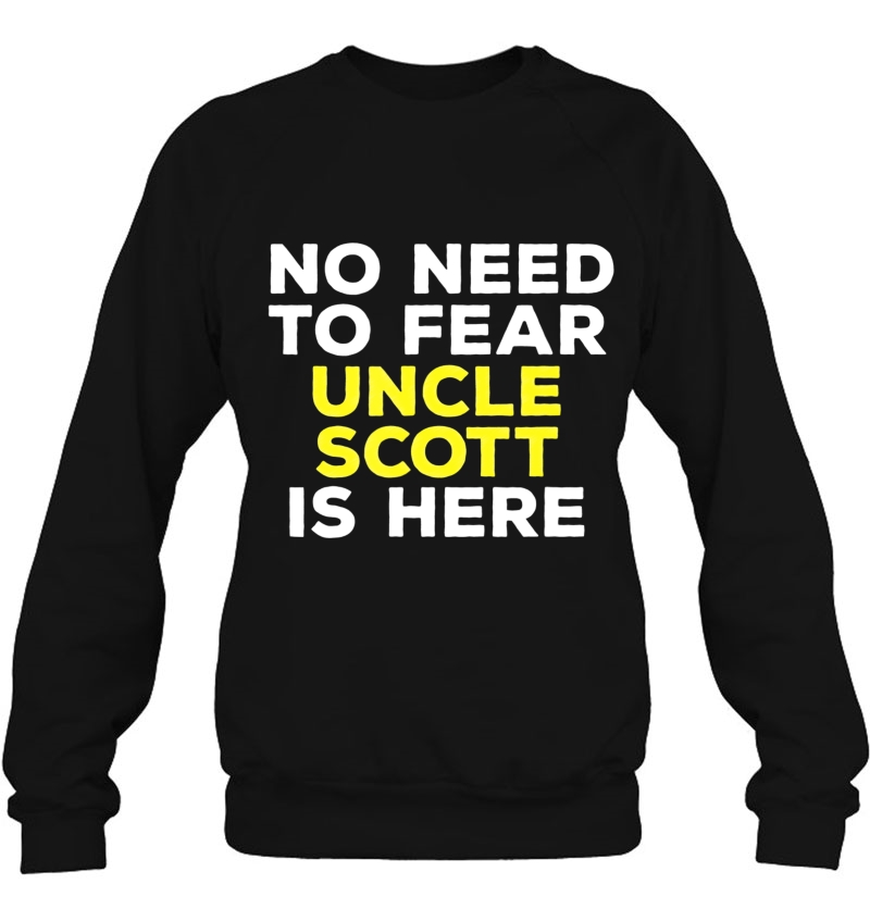 Mens Scott Funny Uncle Gift Family Mens Graphic Name Sweatshirt