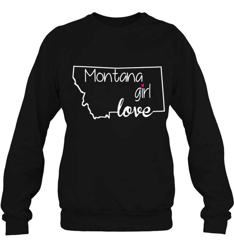 Montana Girl Tshirt Love Montana State Home Shirt Mugs