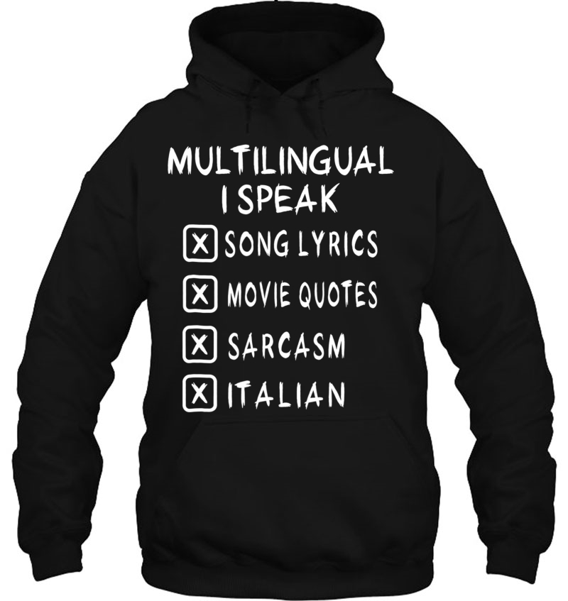 Multilingual I Speak Funny Sayings Gift Italian Mugs