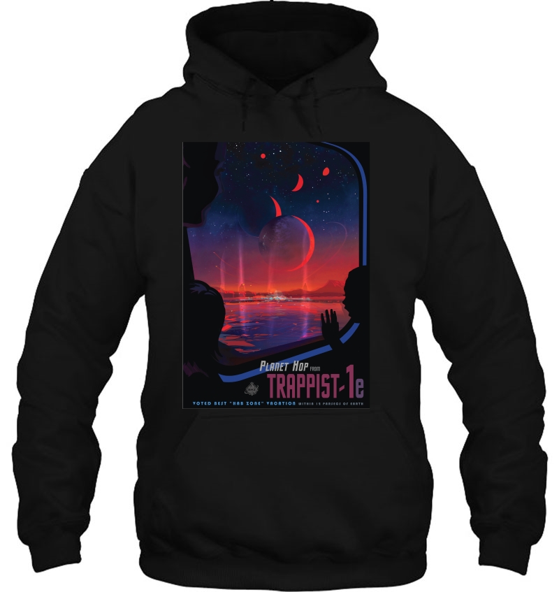 Nasa Trappist 1E Travel Tourism Poster T-Shirts, Hoodies, Sweatshirts ...