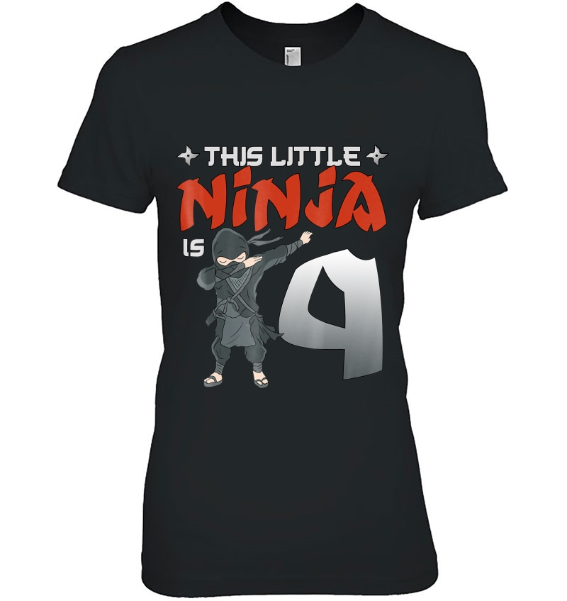 Ninja 9Th Birthday Party Shirt - Ninja Theme Party Wear Hoodie