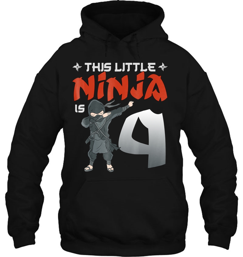 Ninja 9Th Birthday Party Shirt - Ninja Theme Party Wear Mugs